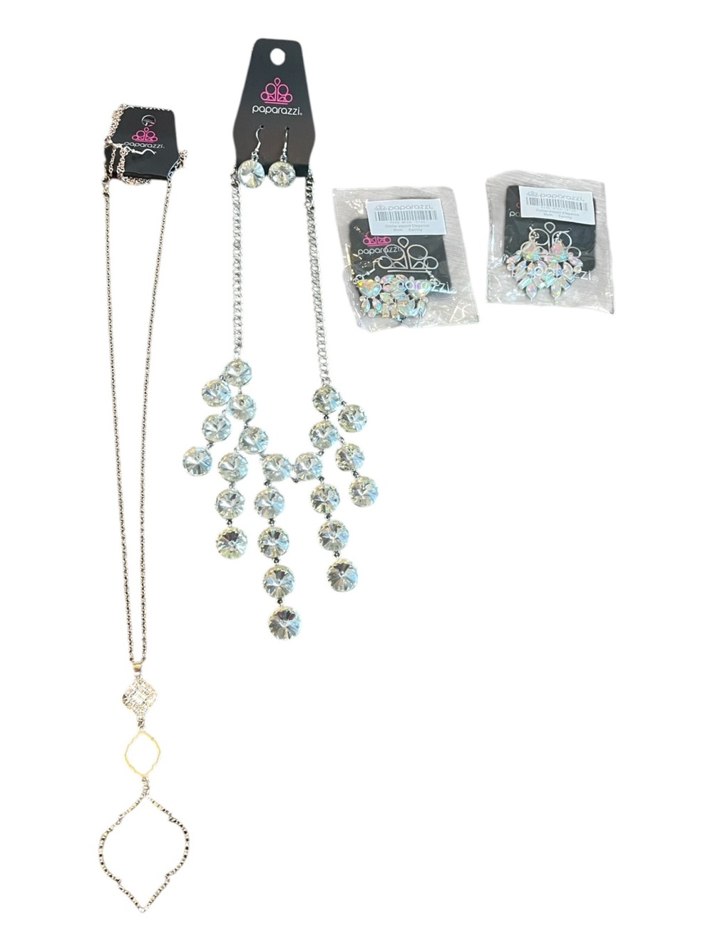 paparazzi Lot of Jewelry Necklace and Earrings NEW